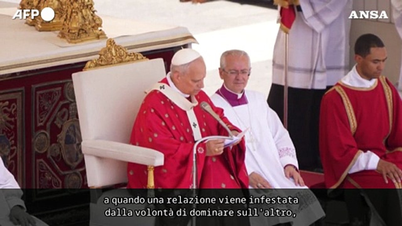 Papa: "Dolore per i femminicidi, violenza per volonta' di dominare"