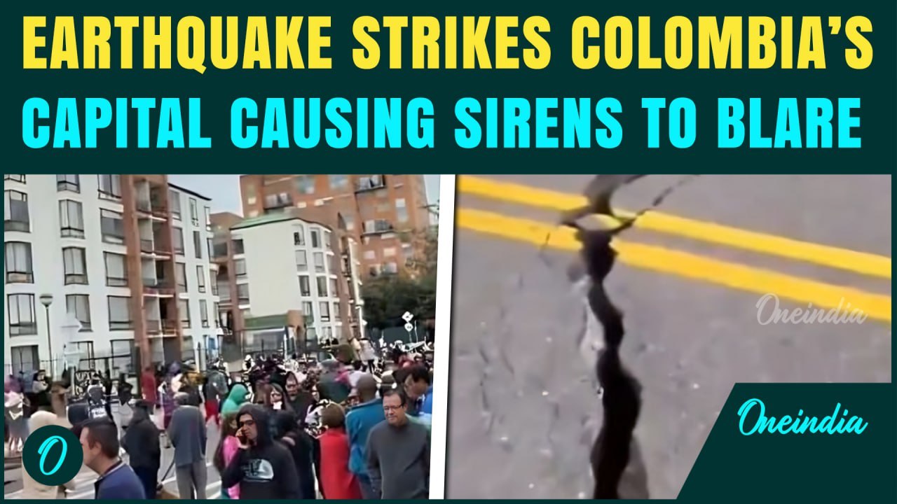6.5 Magnitude Earthquake ROCKS Colombia as Sirens Blare in Bogota | Prez. Candidate Shot Same Day