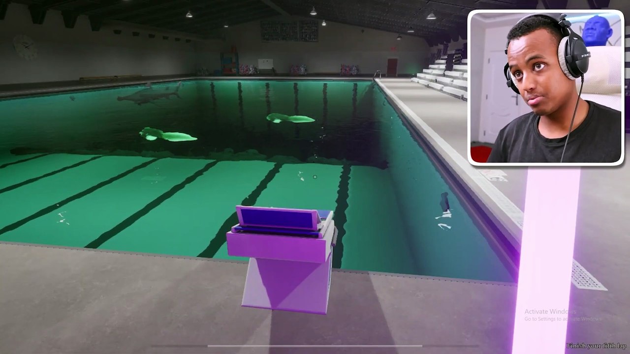 Sharks and Minnows🦈 |😱تجربة رعب حقيقية.. قرش يطاردني بالمسبح