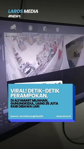 Perampokan Bersenjata di Alfamart Gunungkidul, Pelaku Bawa Kabur Rp 26 Juta