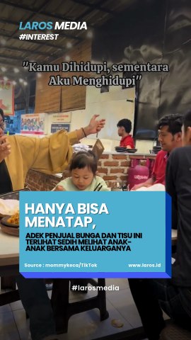 Hanya Bisa Meratap dan Menahan, Adek Penjual Bunga Harus Berjuang Sendiri Mencukupi Hidupnya
