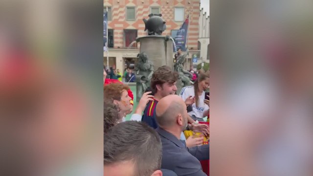 Rafael Louzán presente en la previa de la final de la Nations League