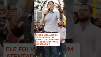 Pré-candidato à presidência da Colômbia é baleado em evento #shorts
