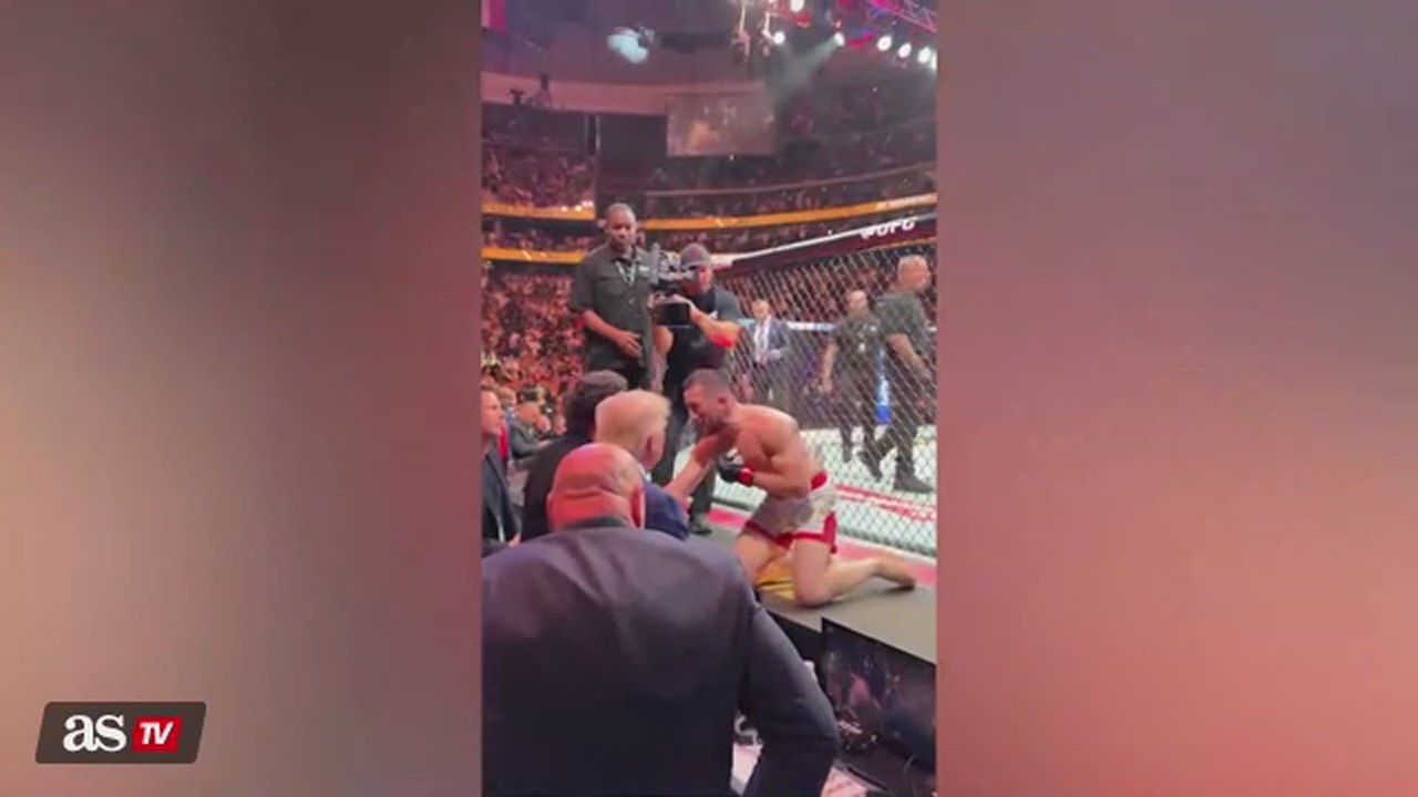 Merab Dvalishvili shows respect to Trump after brutal UFC 316 title defense