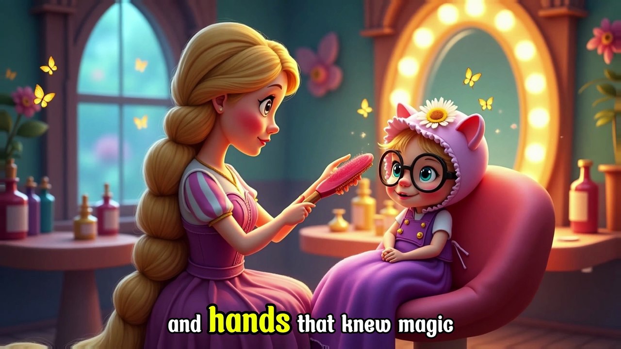 Rapunzel’s Enchanted Hair Salon 🌟  Magical Princess Fairy Tale for Kids  Bedtime Story with Life Lessons