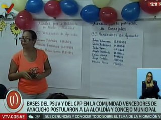 Caracas | Militantes del GPP postularon candidatos para los próximos comicios del 27-Jul