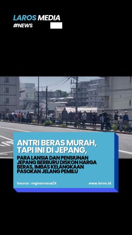 Antrean Panjang untuk Beras Murah di Jepang