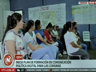 Mérida | Voceros comunitarios participan en Plan de Formación Política Digital para las comunas