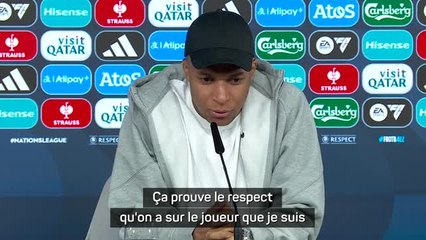 Bleus - Mbappé : "Ça prouve le respect qu'on a sur le joueur que je suis quand je ne marque pas"