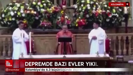 Kolombiya'da 6.3 büyüklüğünde deprem meydana geldi