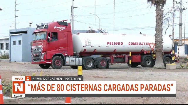 MÁS DE 80 CISTERNAS PARADAS EN PUNTOS DE BLOQUEOS