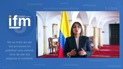 Laura Sarabia hace un llamado urgente a la comunidad internacional en la búsqueda de la paz y en la garantía de la democracia
