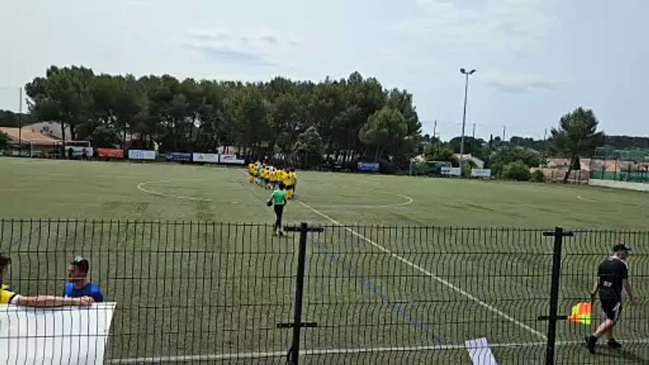 Entrée pour la Finale des U15 A au Tournoi de Jacou Clapiers dans l'Hérault