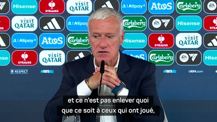 Deschamps : "J’ai le matériel pour arriver à être encore plus performant"