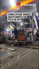 VIDEO: Explosión en gasolinera de Brasil causa pánico y deja al menos un herido grave