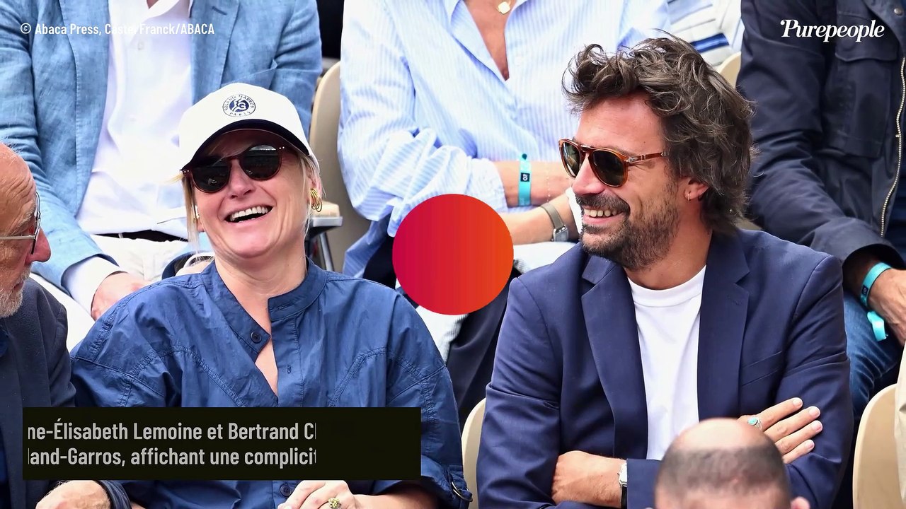 Anne-Élisabeth Lemoine et Bertrand Chameroy s’affichent complices à Roland-Garros : ils se retrouvent loin des plateaux