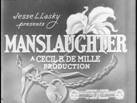 Manslaughter (1922) – A Silent Drama of Reckless Privilege