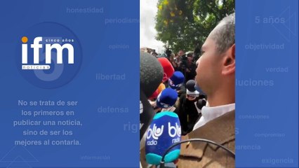 Declaraciones del exministro Daniel Palacios