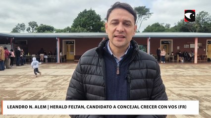 Leandro N. Alem | Herald Feltan, candidato a concejal Crecer con Vos (FR)