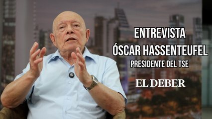 El presidente del Tribunal Supremo Electoral, Óscar Hassenteufel, habló con EL DEBER en medio de la creciente tensión electoral