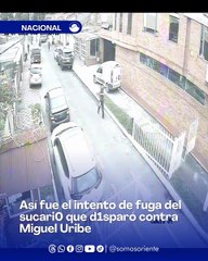 VIDEO: Así fue el intento de fuga del sicario que disparó contra Miguel Uribe
