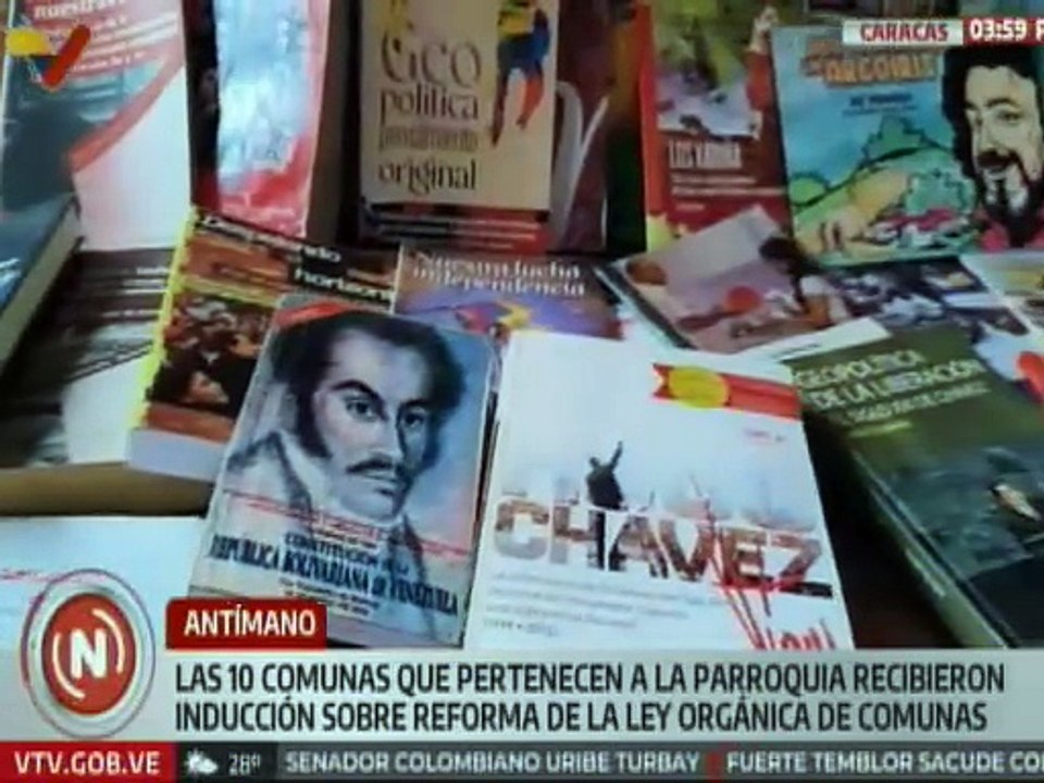 Caracas | Comunas de la parroquia Antímano recibieron inducción sobre Ley Orgánica de Comunas
