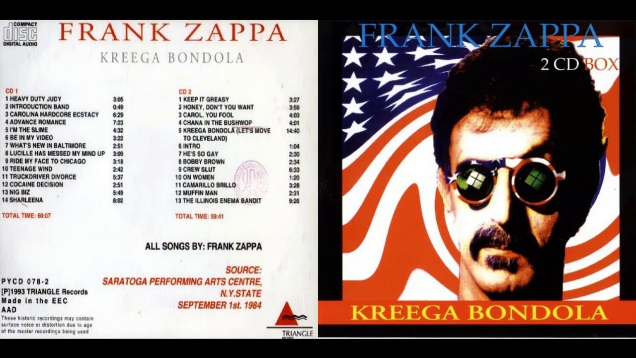 FRANK ZAPPA...04 - Advance romance - 05 - I'm the slime - 06 - Be in my video - 07 - What's new in Baltimore