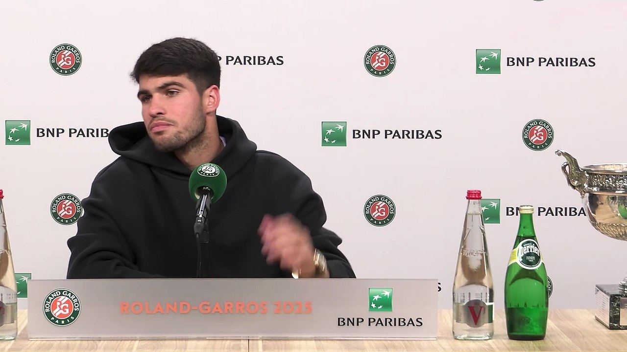 Roland-Garros 2025 - Carlos Alcaraz : "Un 5e Grand Chelem au même age que Nadal... c'est le destin !"
