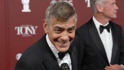 George Clooney Excited to Have Hair Color Back After 'Good Luck, and Good Night' | Tony Awards 2025