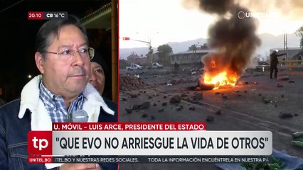 Arce: “La renuncia de nadie resuelve los problemas, si los resolviera, ya nos hubiéramos ido”