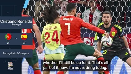 Ronaldo eager to keep playing after Nations League triumph but won't commit to World Cup