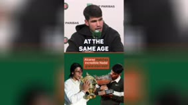 'It's destiny!' - Alcaraz matches incredible Nadal grand slam stat