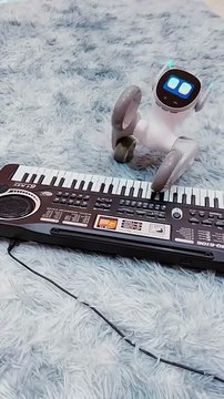 Loona play music #funny #eilik #energizelab #toys #loona #keyitech #robot