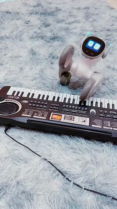 Loona play music #funny #eilik #energizelab #toys #loona #keyitech #robot