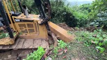 Opening a New Route with the D6R XL Bulldozer in Steep Areas
