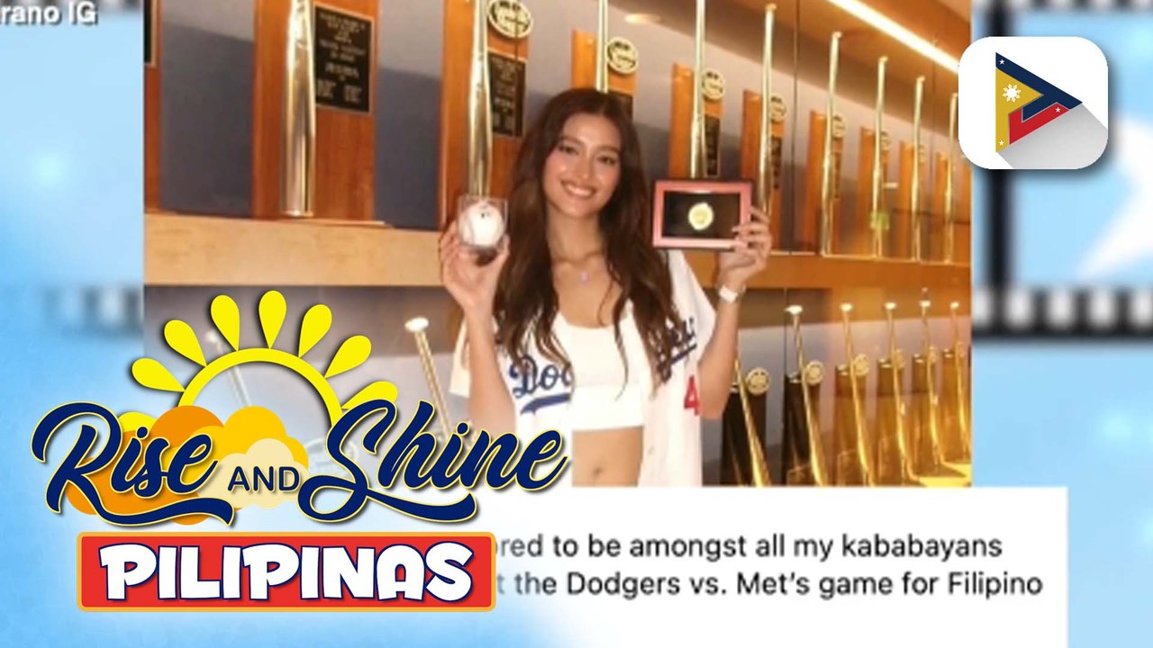 TALK BIZ | Liza Soberano, napili para sa ceremonial first pitch ng L.A. Dodgers' FIlipino Heritage Night