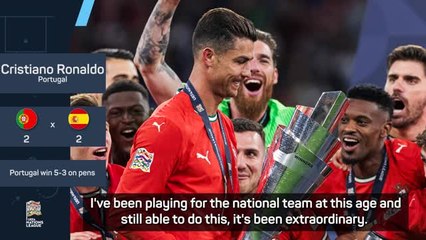 Ronaldo admits to crying after Portugal lift Nations League