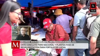 "Los primeros que pierden son los niños": Eduardo Backhoff sobre paro nacional de la CNTE