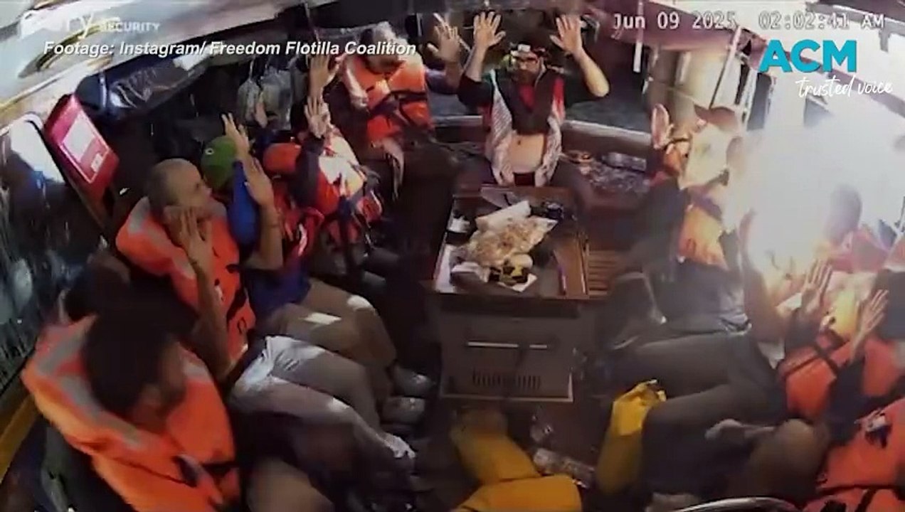 Greta Thunberg: ‘If you see this, we are being intercepted and kidnapped’