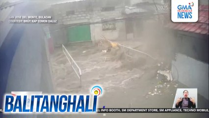 Ilang bahay at railing ng tulay, nasira sa Brgy. San Rafael 1 dahil sa matinding baha | Balitanghali