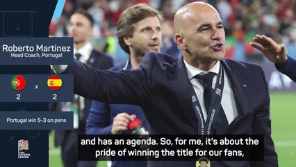 Martinez addresses critics after Portugal win Nations League