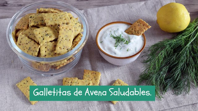 Galletitas de Avena Saludables.