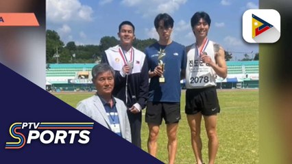 Leonard Grospe, 11th placed sa 26th Asian Athletics Championships