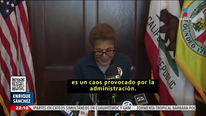 "Nuestra ciudad no necesita ser destrozada": alcaldesa de Los Ángeles sobre redadas