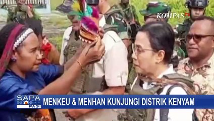 Momen Menkeu dan Menhan Pakai Rompi Anti Peluru saat Lihat Kendala di Daerah Rawan Konflik Nduga