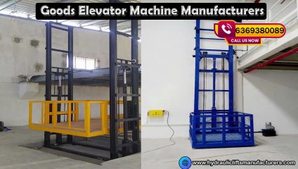 Goods Elevator in Chennai