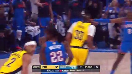 Thunder dominate Pacers to level NBA Finals