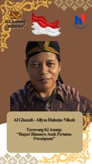 Al Ghazali - Alyssa Daguise Nikah, Ki Anung: Bagus! Biasanya Anak Pertama Perempuan