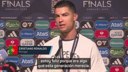 Cristiano Ronaldo en RUEDA DE PRENSA tras el PORTUGAL - ESPAÑA de la Nations League