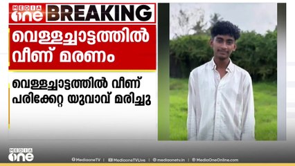 വെള്ളച്ചാട്ടത്തിനു മുകളിൽ നിന്നും കാൽ വഴുതി വീണ് പരിക്കേറ്റ യുവാവ് മരിച്ചു